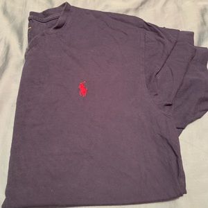 Navy Blue Polo V neck